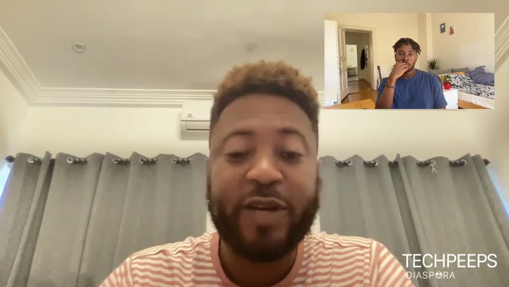 Richard Brant, founder of Code Train, speaking during the Tech Peeps Diaspora interview